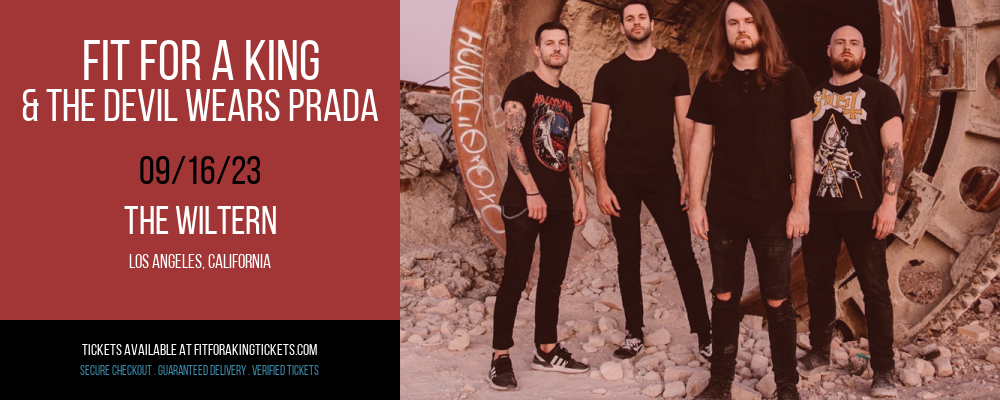 Fit For A King & The Devil Wears Prada at Fit For A King Tickets