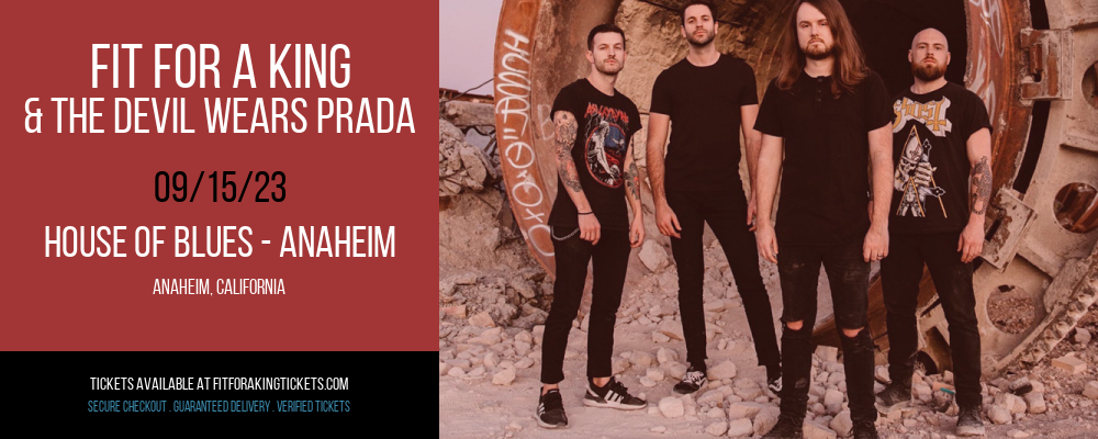 Fit For A King & The Devil Wears Prada at Fit For A King Tickets